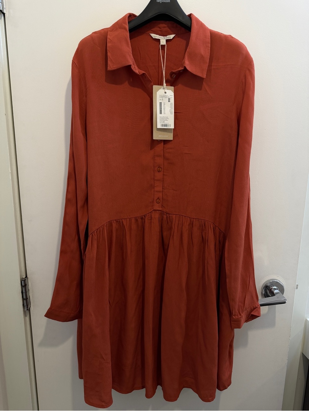BNWT Tom Tailor Long-Sleeve Shirt Dress S